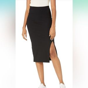 The Drop Women's Veronique High-Waist Slit Skirt